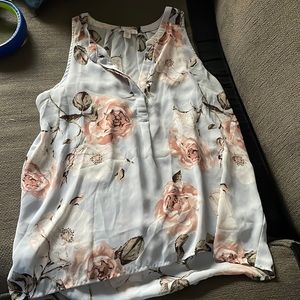 Floral tank top